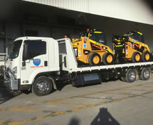 Asset Towing transports machinery