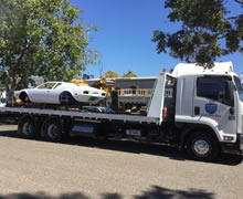 Car bodies are easily transported with Asset Towing