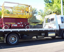 Asset Towing transports machinery